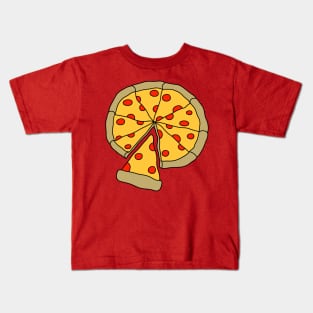 Pizza Pie and Pizza Slice Kids T-Shirt